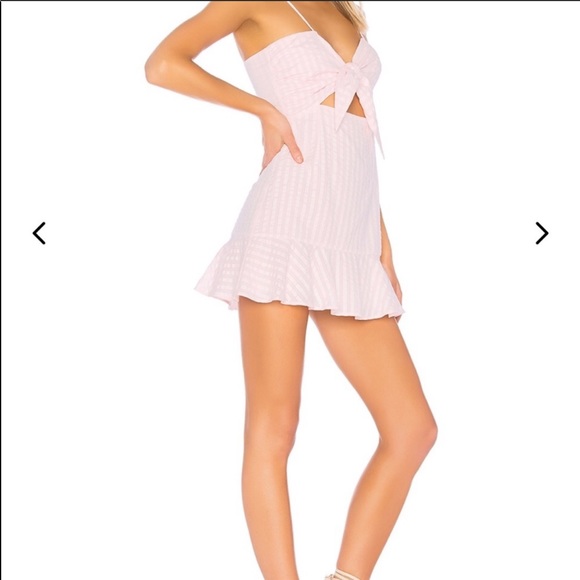 Lovers and Friends “lemon lime” pink mini dress - Picture 2 of 4